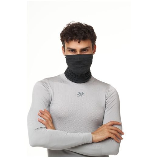 SIXS TBX V2 NÁKRČNÍK LOGO ŠEDÁ/ČERNÁ