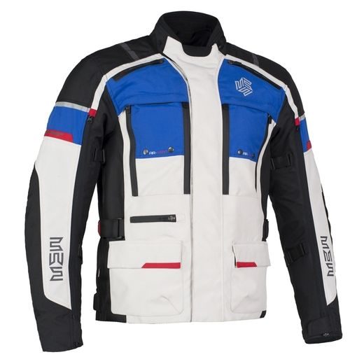 MBW PÁNSKÁ TEXTILNÍ MOTO BUNDA MEMPHIS TRICOLOR 