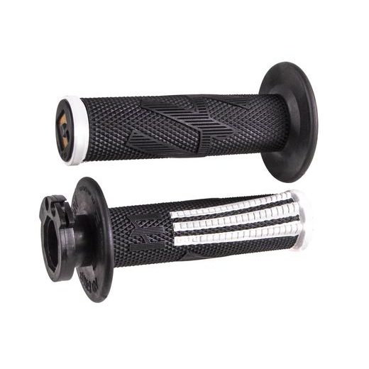 ODI GRIPS PRO MX LOCK-ON V2 EMIG 4-STROKE BLACK/WHITE