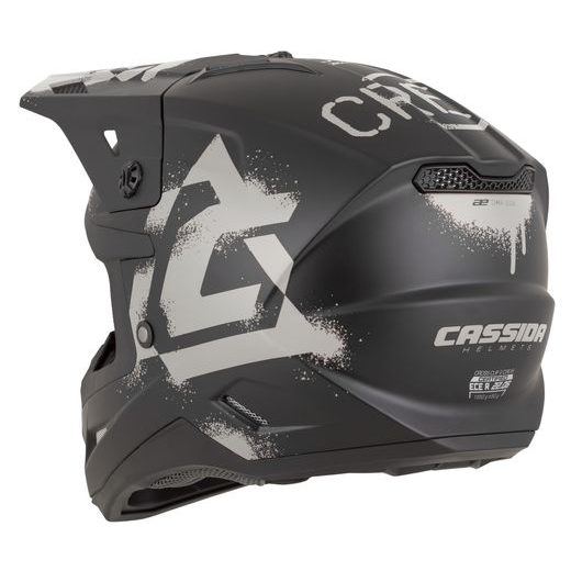 PŘILBA CROSS CUP 2 CREW, CASSIDA (ČERNÁ MATNÁ/PÍSKOVÁ) 2026
