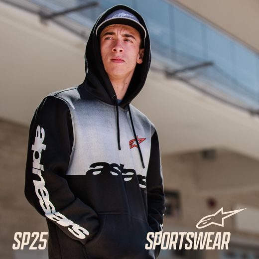 MIKINA SPECTER HOODIE, ALPINESTARS (ČERNÁ)