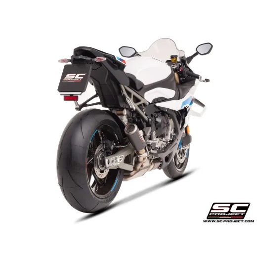 SC-PROJECT VÝFUK Z UHLÍKOVÝCH VLÁKEN CR-T S MŘÍŽKOU PROTI KAMENŮM BMW S 1000 RR (25) E5+