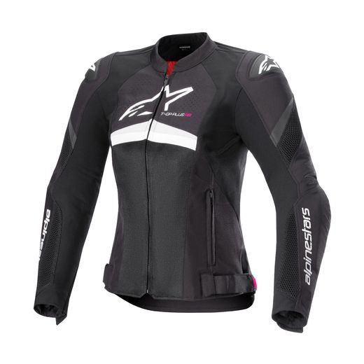 BUNDA STELLA T-GP PLUS R 4 AIRFLOW, ALPINESTARS, DÁMSKÁ (ČERNÁ/BÍLÁ) 2024