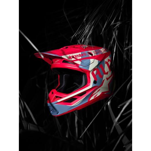 PŘILBA SUPERTECH S-M7 LIMITOVANÁ EDICE BEAST COAST, ALPINESTARS (ŠEDÁ/ČERNÁ/ORANŽOVÁ) 2026