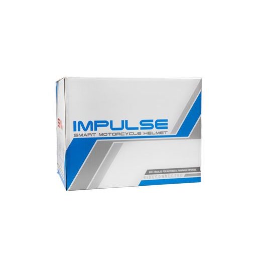 PŘILBA S MESH HEADSETEM IMPULSE, SENA (LESKLÁ BÍLÁ)