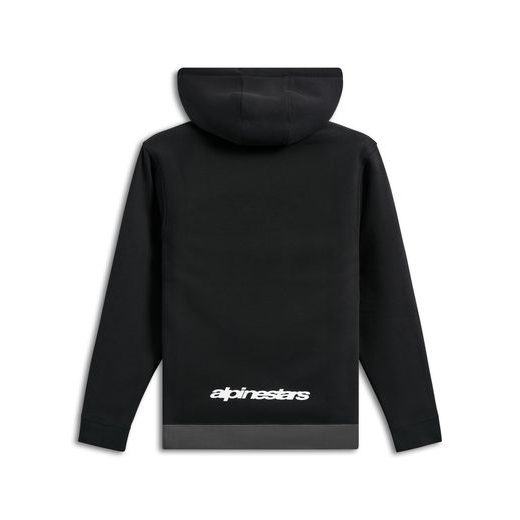 MIKINA PARALLEL HOODIE, ALPINESTARS (ČERNÁ/ŠEDÁ)
