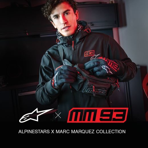 LEDVINKA MM93 KOLEKCE, ALPINESTARS (ČERNÁ/ČERVENÁ/ŠEDÁ, OBJEM 2,5 L) 2025