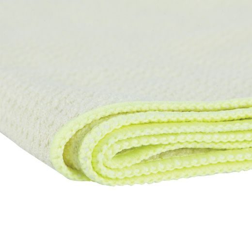 UTĚRKA Z MIKROVLÁKNA WAFFLE DRYING TOWEL URČENÁ PRO SUŠENÍ A OTÍRÁNÍ POVRCHŮ, OXFORD (80 X 40 CM, ŽLUTÁ)