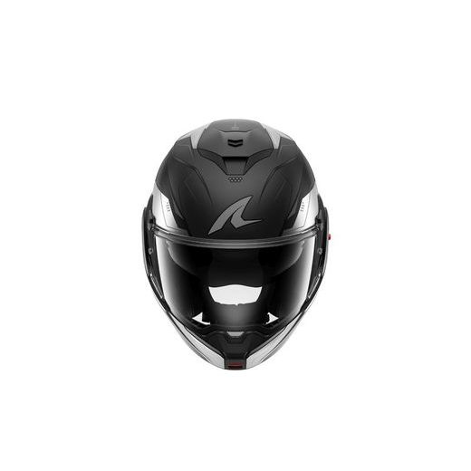 SHARK PŘEKLOPNÁ PŘILBA OXO MEKARIUM MAT ČERNÁ ŠEDÁ