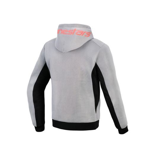BUNDA CHROME SUPERAIRFLOW, ALPINESTARS (ČERNÁ/SVĚTLE ŠEDÁ/ČERVENÁ FLUO) 2026