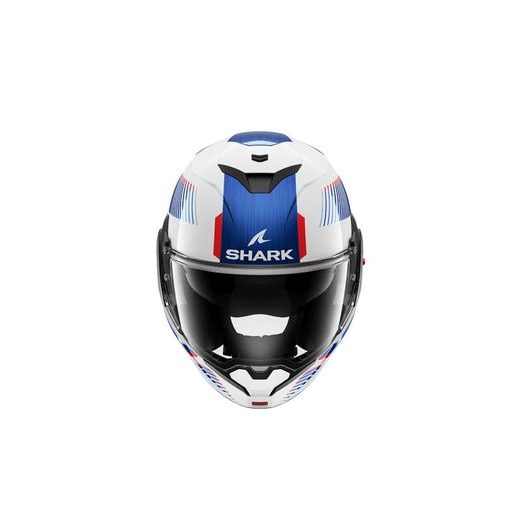 SHARK PŘEKLOPNÁ PŘILBA OXO SIKTER BARVA BÍLÁ ČERVENÁ MODRÁ