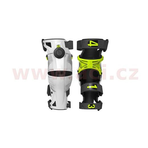 KOLENNÍ ORTÉZY X8 SADA L/P, MOBIUS - USA (BÍLÁ/ŽLUTÁ)
