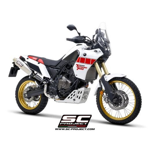 SC-PROJECT RALLY RAID TITANOVÝ VÝFUK, VYSOKÁ MONTÁŽ YAMAHA TENERE 700 (2021-2024)