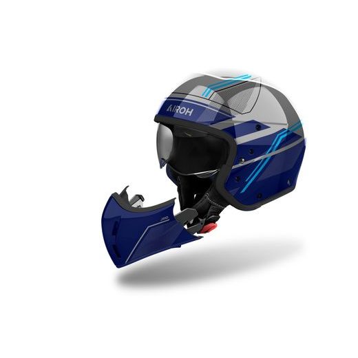 PŘILBA J110 SLIM, AIROH (MODRÁ LESKLÁ) 2025