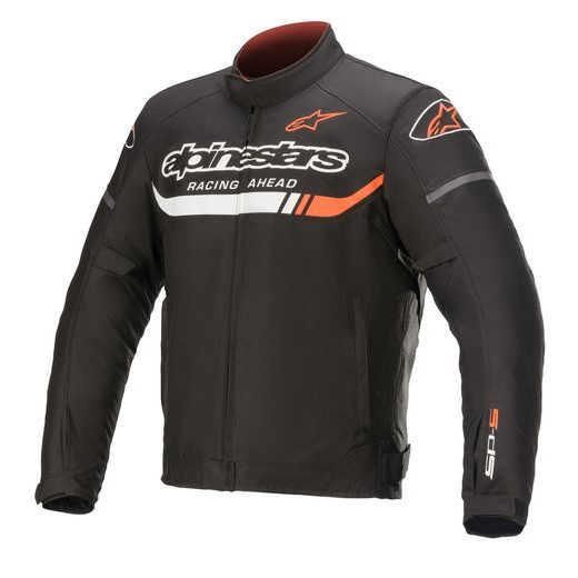 BUNDA T-SP S IGNITION WATERPROOF, ALPINESTARS (ČERNÁ/BÍLÁ/ČERVENÁ FLUO)