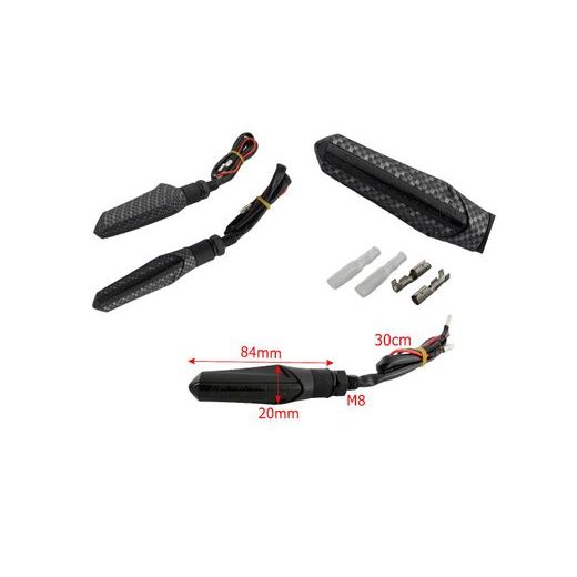 BLINKRY M-STYLE FLOW LED ČERNÉ 1KS