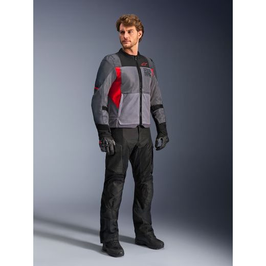 BUNDA ST-2 AIR, ALPINESTARS (ŠEDÁ/TMAVĚ ŠEDÁ/ČERVENÁ) 2025