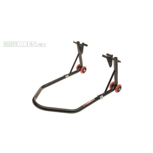 STOJAN NA MOTOCYKL PŘEDNÍ / ZADNÍ, QTECH (ČERNÝ)