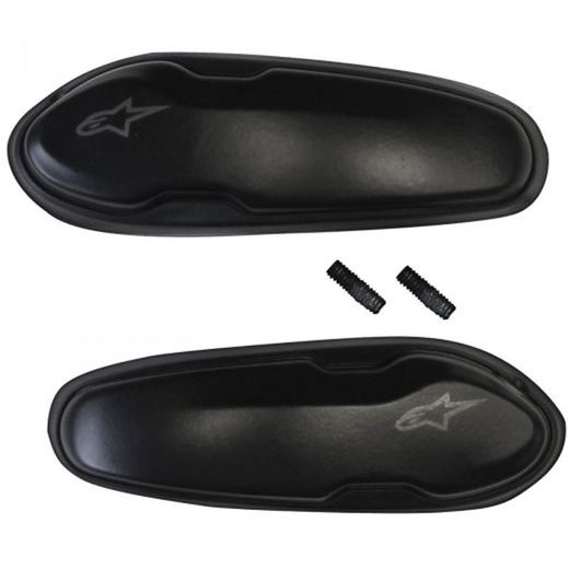SLIDERY ŠPIČKY PRO BOTY SUPERTECH R/SMX PLUS/SMX-6/SMX S A SMX-1 R, ALPINESTARS (ČERNÉ, PLAST, PÁR)