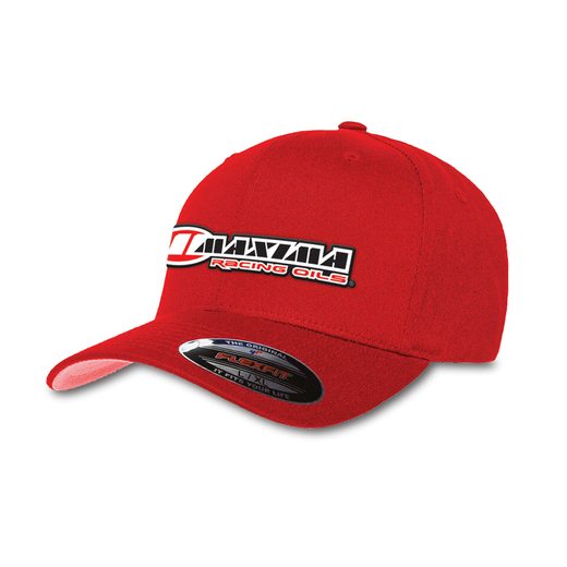 MAXIMA FITTED LOGO CURVE BILL HAT / RED - L/XL