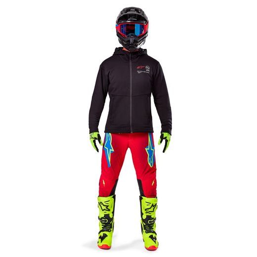 MIKINA RACER MX FLEECE, ALPINESTARS (ČERNÁ) 2025