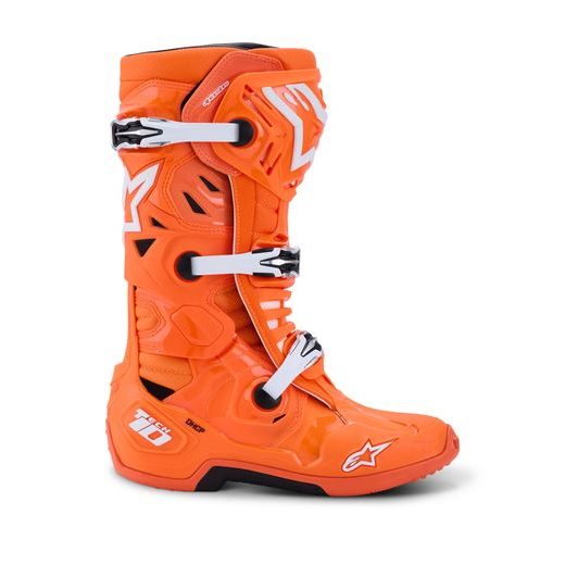 BOTY TECH 10 SUPERVENTED, ALPINESTARS (ORANŽOVÁ FLUO/ČERNÁ/BÍLÁ) 2026