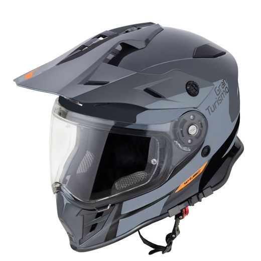 PŘILBA W-TEC ENDURO V331 PR GRAPHIC - SHADY GREY