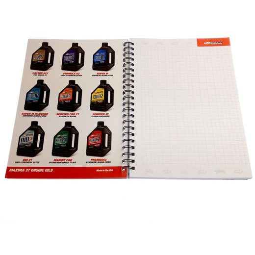 MAXIMA A4 SPIRAL NOTEBOOK / BLACK