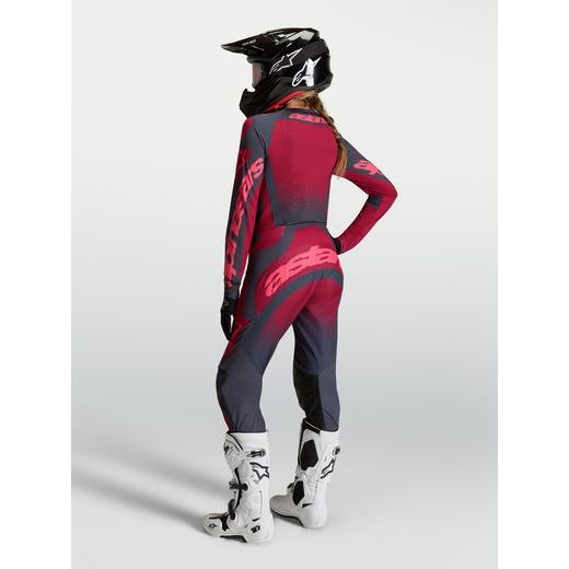 DRES STELLA TECHSTAR SWAN, ALPINESTARS, DÁMSKÉ (PURPUROVÁ/TMAVĚ ŠEDÁ/ČERVENÁ) 2027