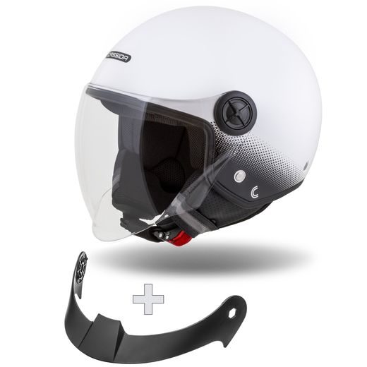 PŘILBA CASSIDA HANDY (BÍLÁ/ČERNÁ)