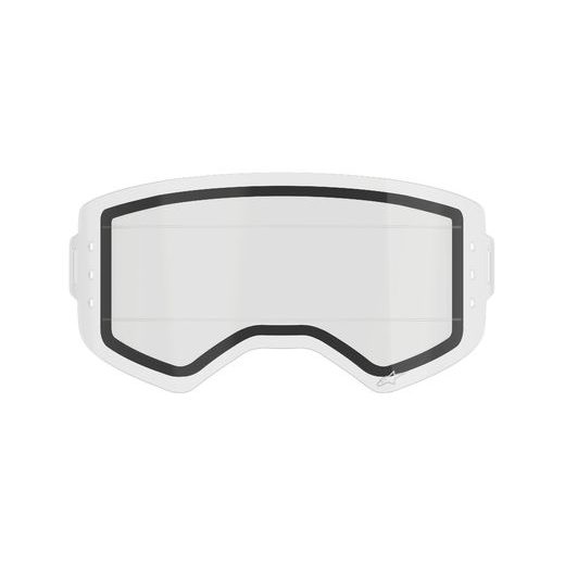 PLEXI PRO BRÝLE SUPERTECH, ALPINESTARS (DVOJITÉ ANTIFOG ČIRÉ PRO SYSTÉM ROLL-OFF)
