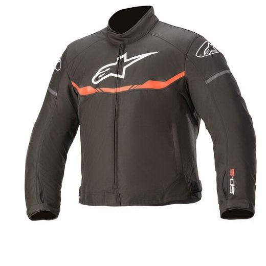 BUNDA T-SP S WATERPROOF, ALPINESTARS, DĚTSKÁ (ČERNÁ/ČERVENÁ FLUO)
