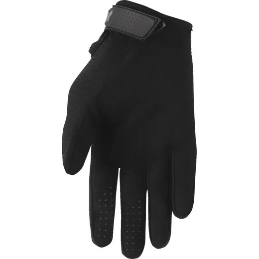 DĚTSKÉ MOTO RUKAVICE THOR YOUTH RIDEMODE STATIC GLOVES ČERNÁ