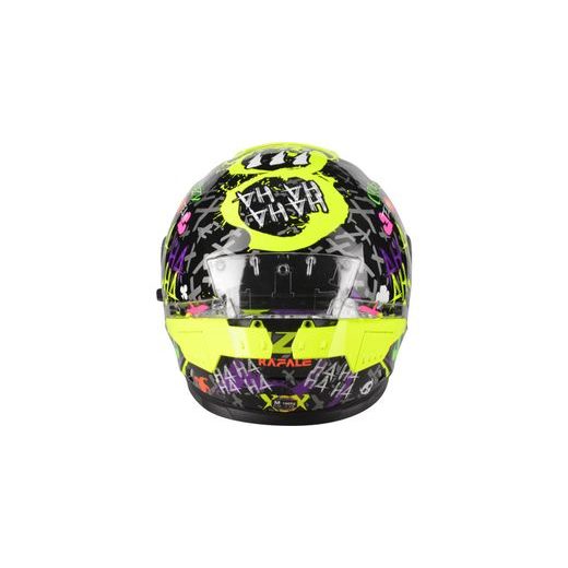 PŘILBA LAZER RAFALE SR CRAZY BELGIE (ČERNÁ/FIALOVÁ/FLUO ZELENÁ)