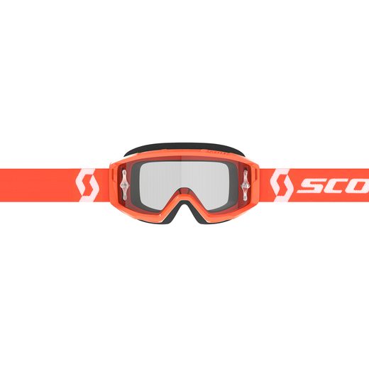 SCOTT MOTOKROSOVÉ BRÝLE PRIMAL CLEAR ORANGE WHITE CLEAR WORKS 