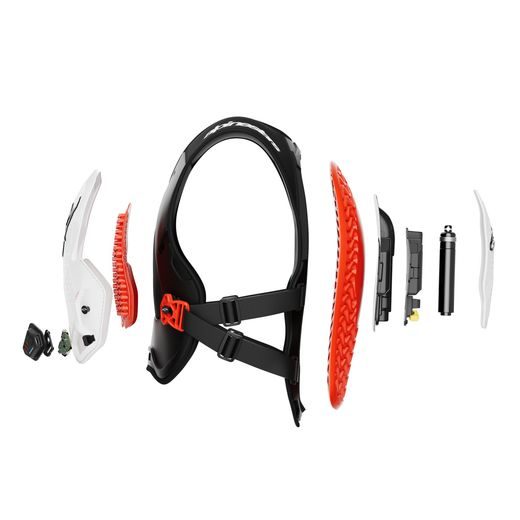 AIRBAGOVÁ VESTA TECH-AIR®MX PLASMA SYSTEM, ALPINESTARS (BÍLÁ/ČERNÁ/ČERVENÁ, KOMPATIBILNÍ PRO DOWNHILL ALGORITMUS) 2027