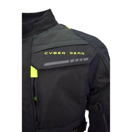 CYBER GEAR PÁNSKÁ TEXTILNÍ MOTO BUNDA FOXTROT FLUO