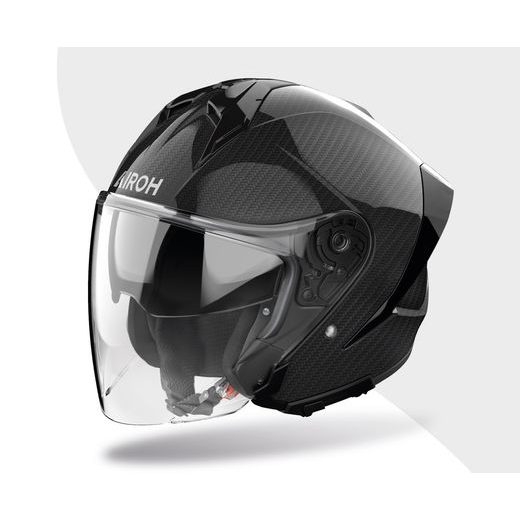 PŘILBA H21 CARBON, AIROH (LESKLÁ) 2025