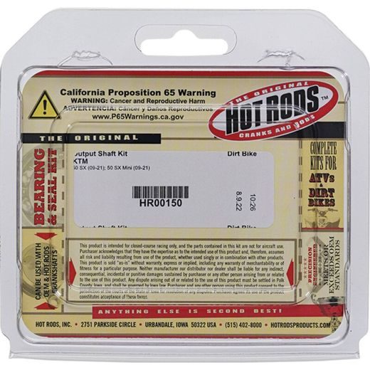 SADA VÝSTUPNÍ HŘÍDELE HOT RODS HR00150