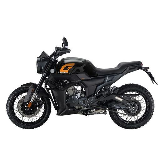 ZONTES 125 GK SCRAMBLER ČERNÁ/ORANŽOVÁ DRÁTĚNÁ KOLA EURO5