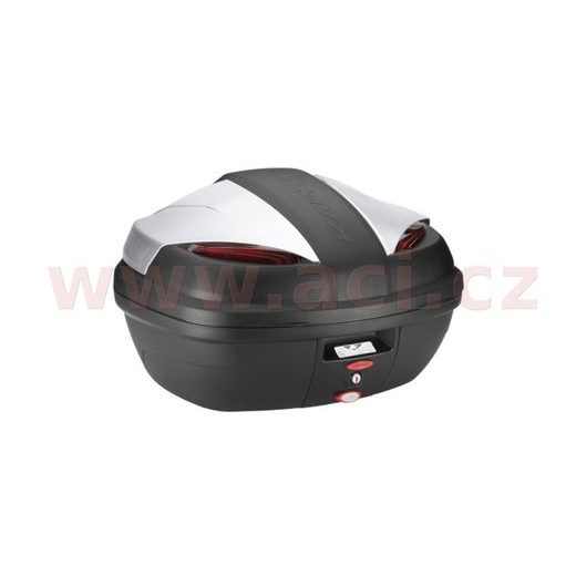 MONOLOCK TOPCASE - 47L, KAPPA (ČERNÝ, ČERVENÉ ODRAZKY, KOMPOZIT)
