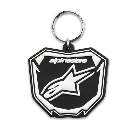 KLÍČENKA PLATE, ALPINESTARS (ČERNÁ/BÍLÁ)