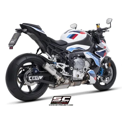 SC-PROJECT TITANOVÝ VÝFUK CR-T S MŘÍŽKOU PROTI KAMENŮM BMW M 1000 RR (23-24) E5