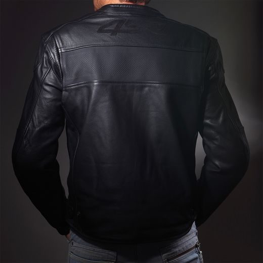 4SR PÁNSKÁ KOŽENÁ BUNDA MOTO HOOLIGAN BLACK VELVET