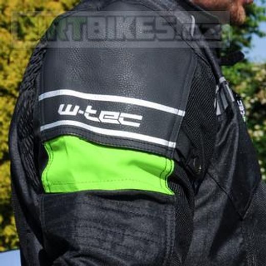W-TEC PÁNSKÁ MOTO BUNDA MELTSCH ZELENÁ ČERNÁ