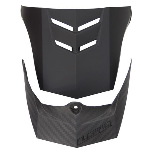 LS2 MX471 XTRA SINGLE MONO MATT CARBON