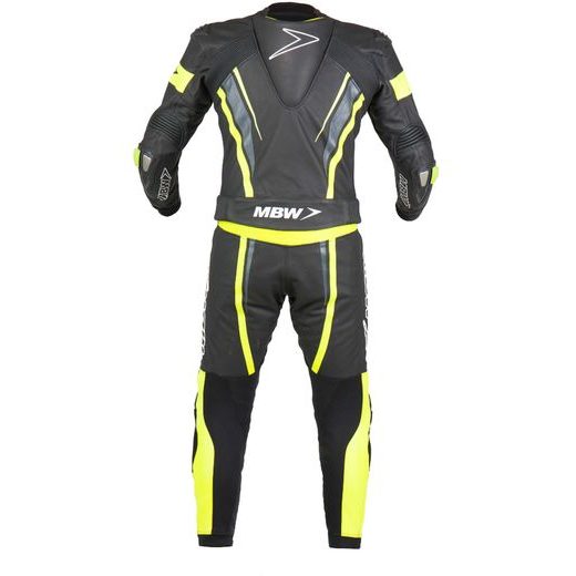 MBW DVOUDÍLNÁ KOMBINÉZA FLASH YELLOW (ČERNO-ŽLUTÁ )