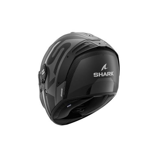 SHARK INTEGRÁLNÍ PŘILBA SPARTAN RS CARBON SHAWN MAT BARVA ČERNÁ/ŠEDÁ
