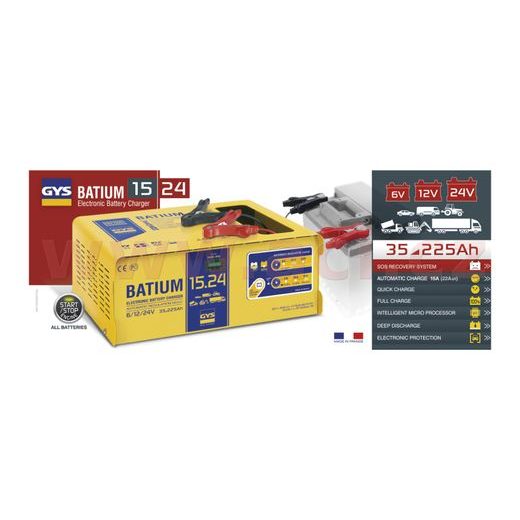 NABÍJEČKA GYS BATIUM 15.24 6/12/24 V, 225 AH, 15 A