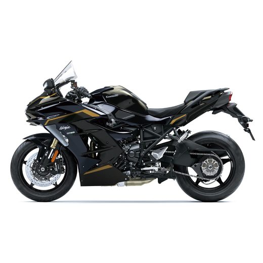 KAWASAKI NINJA H2 SX MY26 METALLIC BRILLIANT GOLDEN BLACK / METALLIC DIABLO BLACK